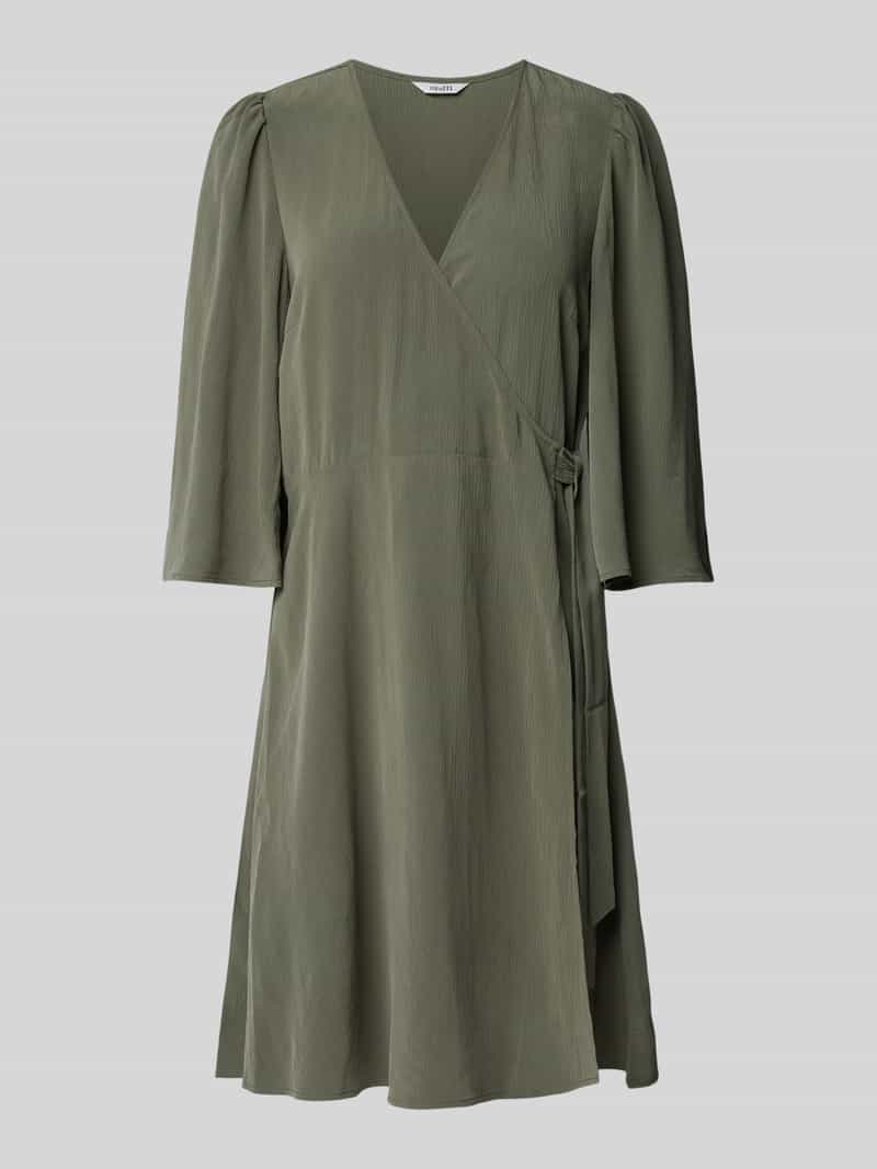 MbyM Knielange jurk in wikkellook model 'Melika'