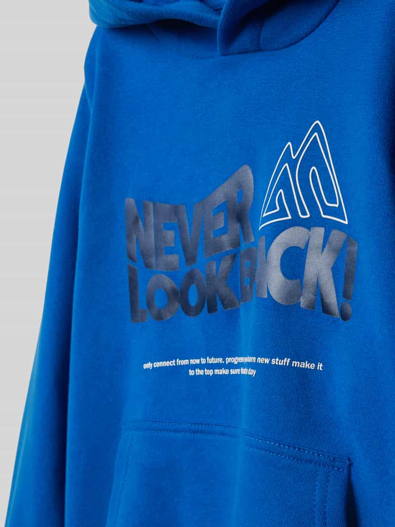 s.Oliver RED LABEL Regular fit hoodie met katoen en tekstprint