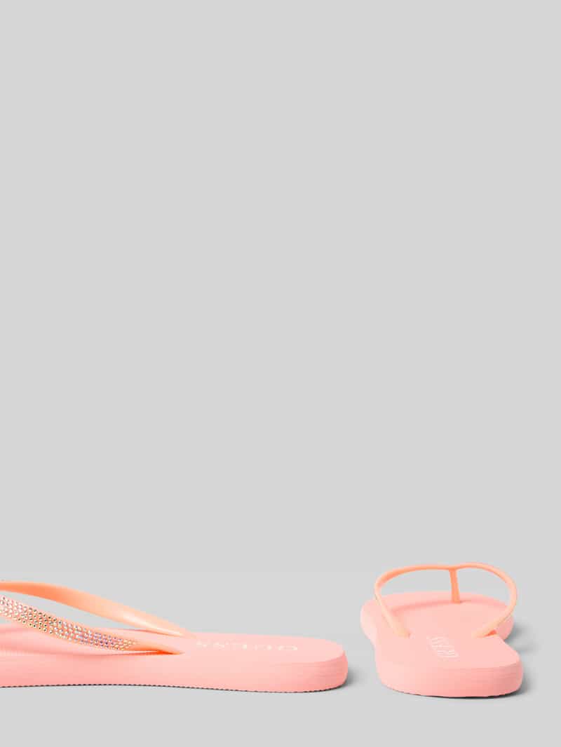 Guess Teenslippers met strass-steentjes