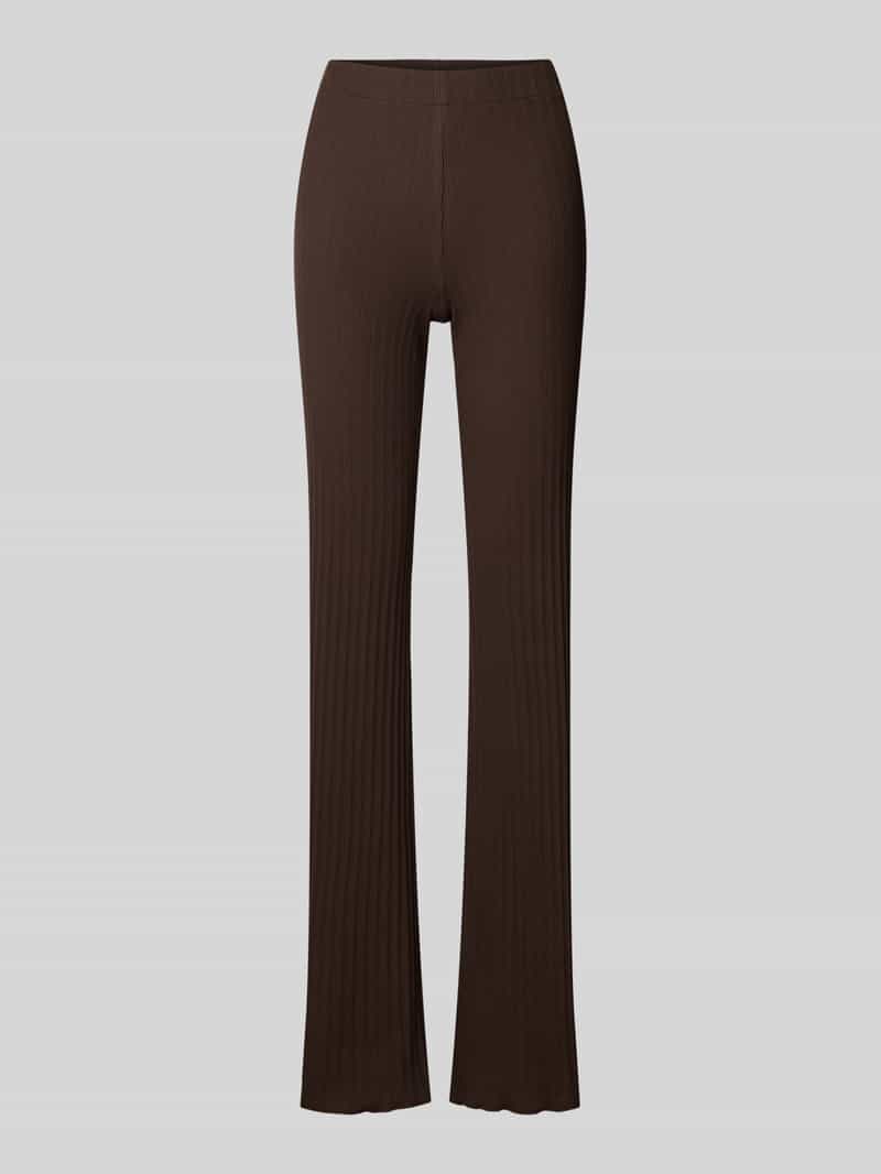OH APRIL Flared stoffen broek met elastische band model 'Lyle'
