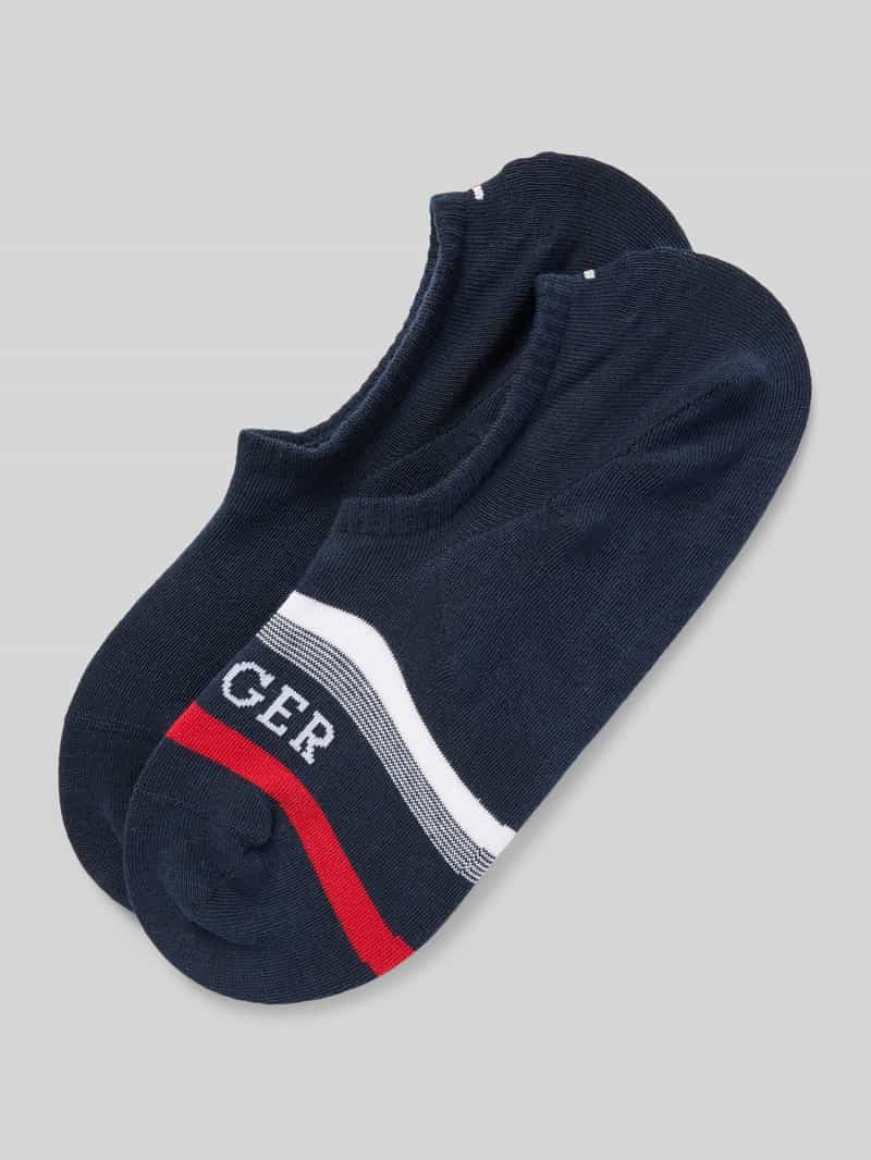 Tommy Hilfiger Kousenvoetjes met elastische ribboordjes in een set van 2 paar