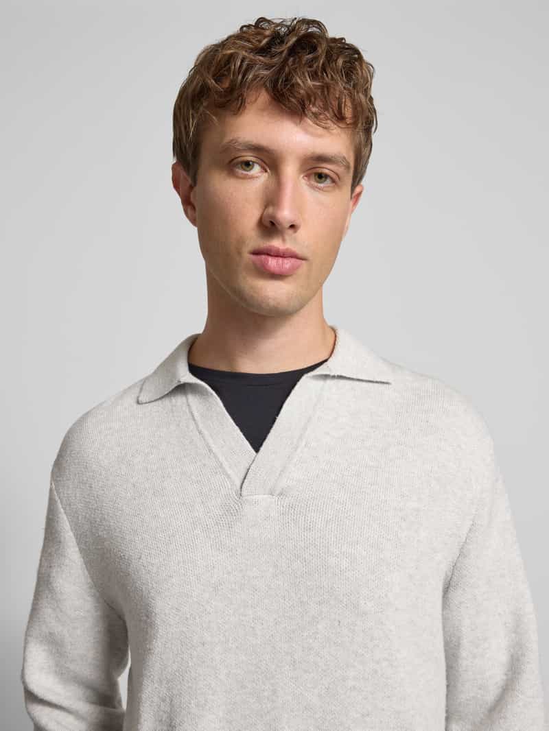 jack & jones Gebreide pullover met V-hals model 'COVER'