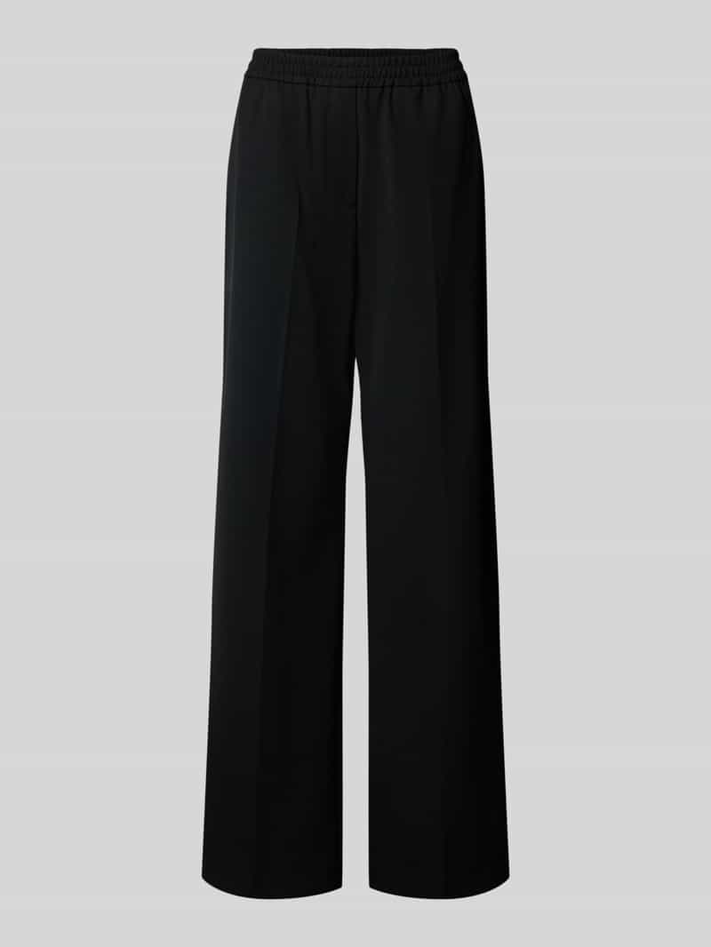 Weekend Max Mara Regular fit broek met scheerwol model 'PETRA'