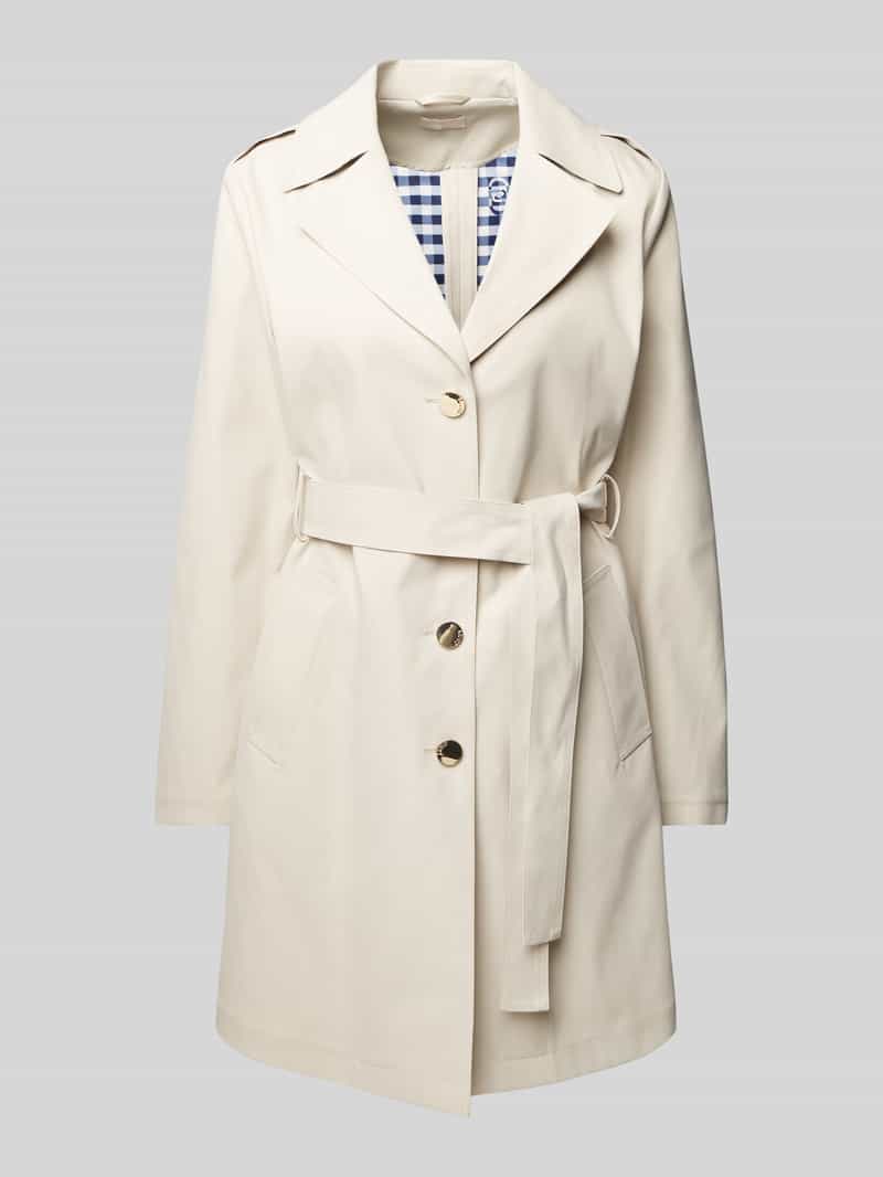 Liu Jo White Trenchcoat met strikceintuur