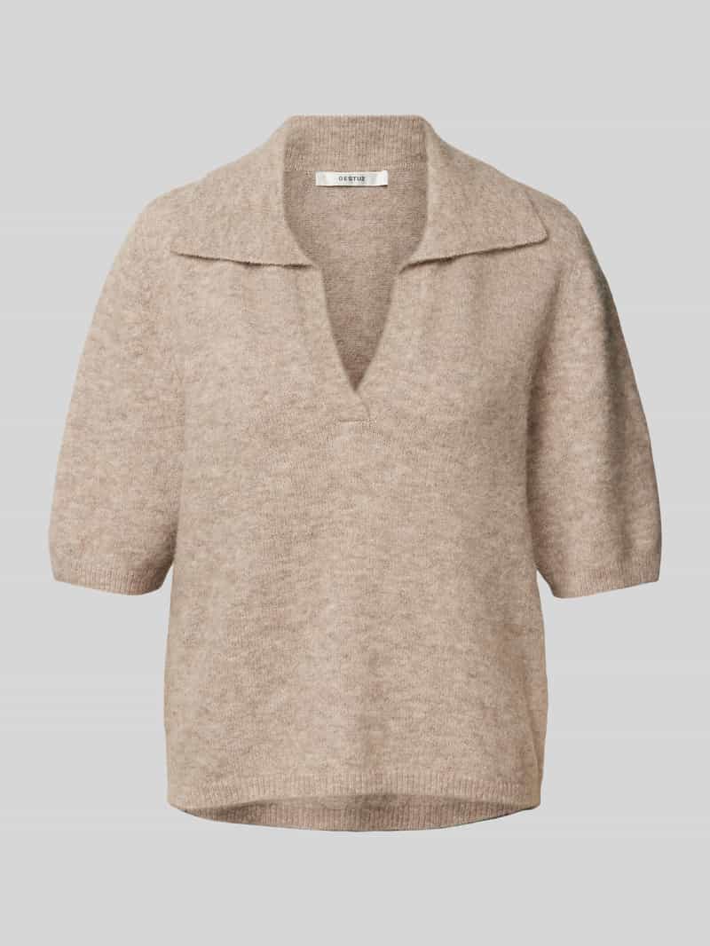 Gestuz Gebreide pullover met 1 2-mouwen model 'alpha'