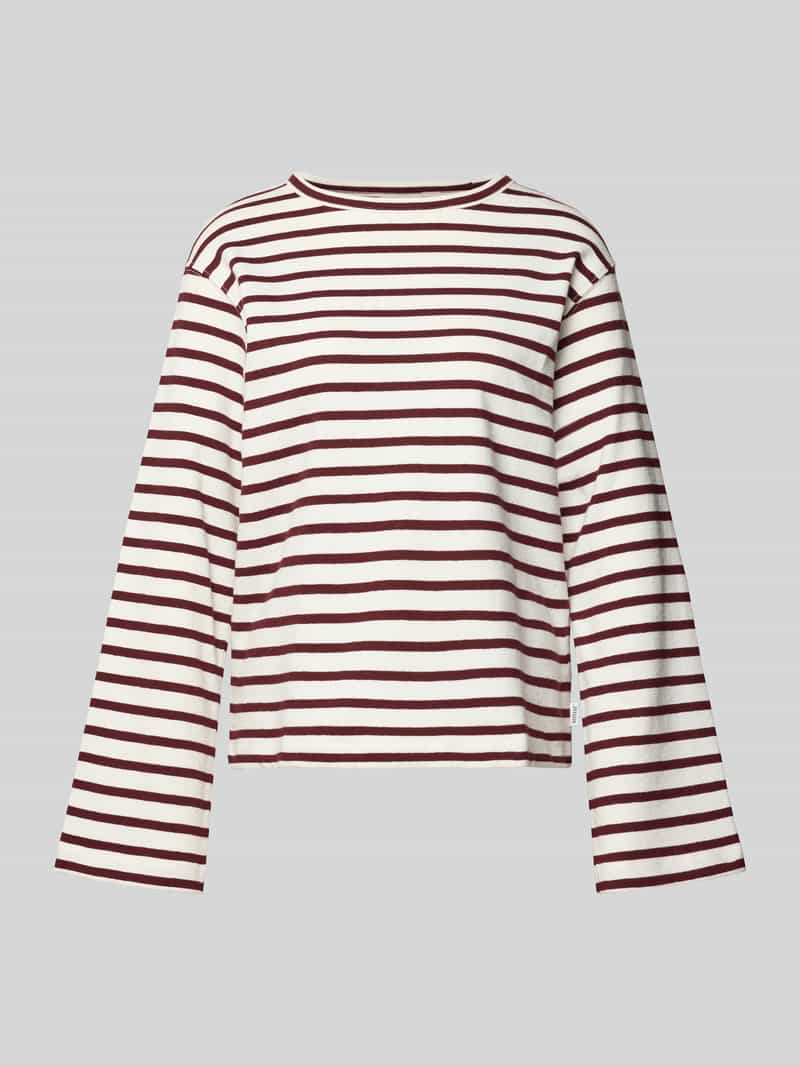 mustang Shirt met lange mouwen en labeldetail model 'Sutton'