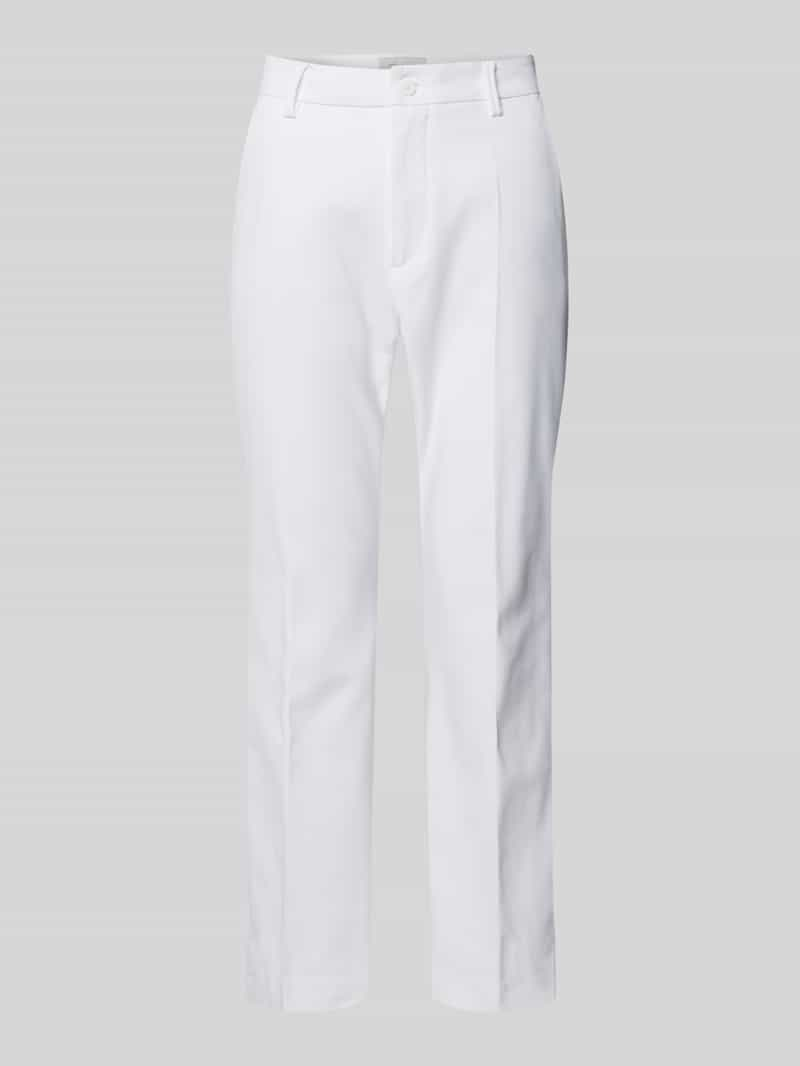 FREE QUENT Slim fit stoffen broek met verkort model 'Isadora'