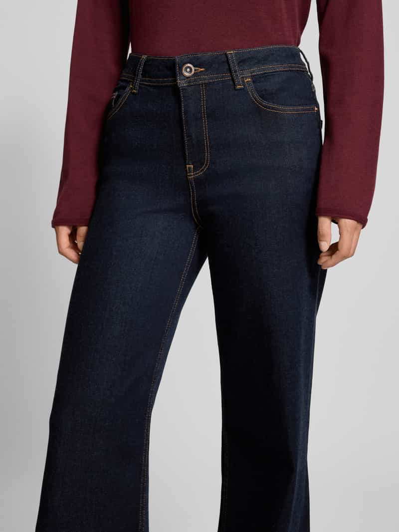 MOS MOSH Flared cut jeans met steekzakken model 'Dara'