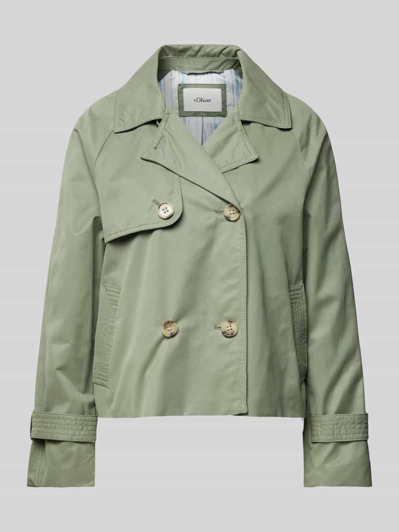 s.Oliver RED LABEL Relaxed fit jekker met raglanmouwen en streepmotief