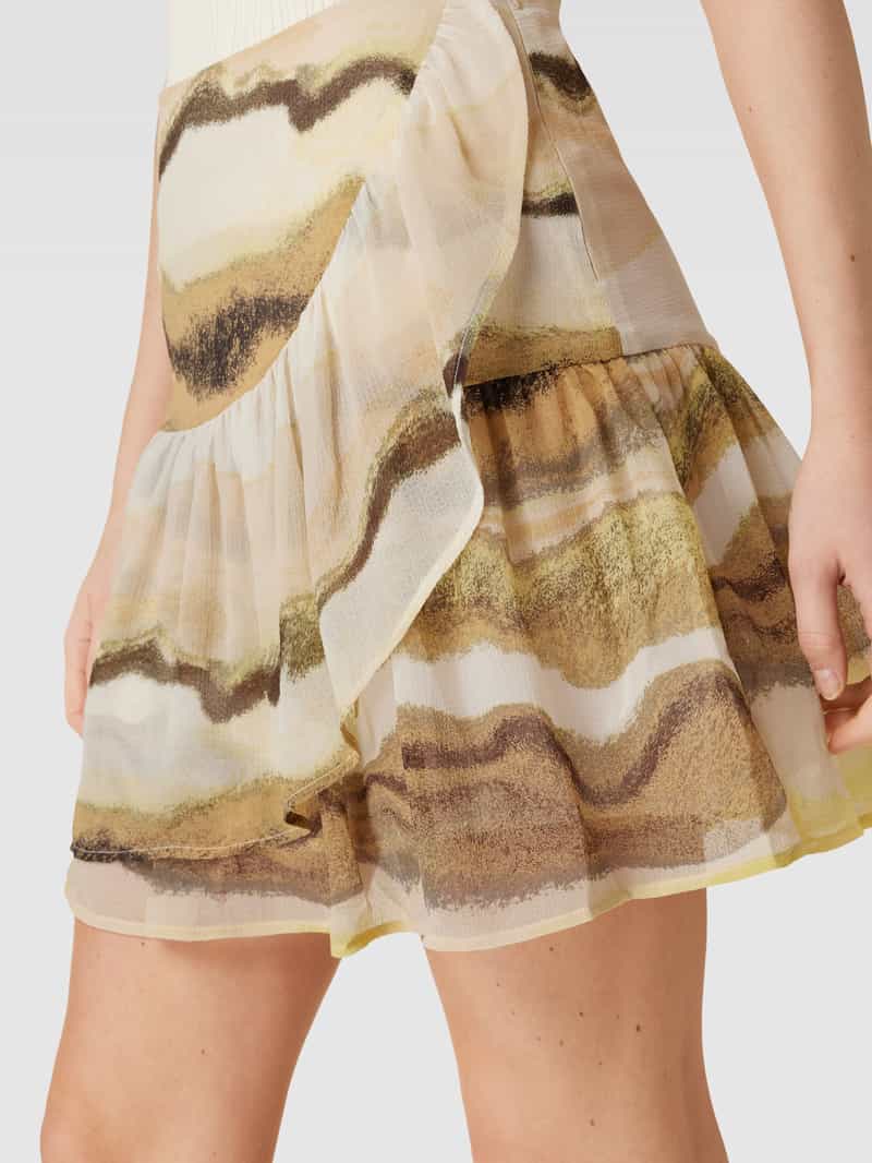 Soaked in Luxury Minirok met all-over motief model 'Luciana'