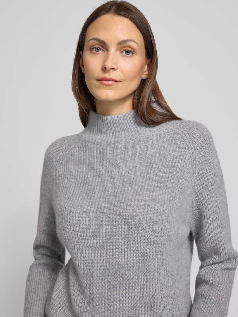 FYNCH-HATTON Gebreide pullover van kasjmier met opstaande kraag