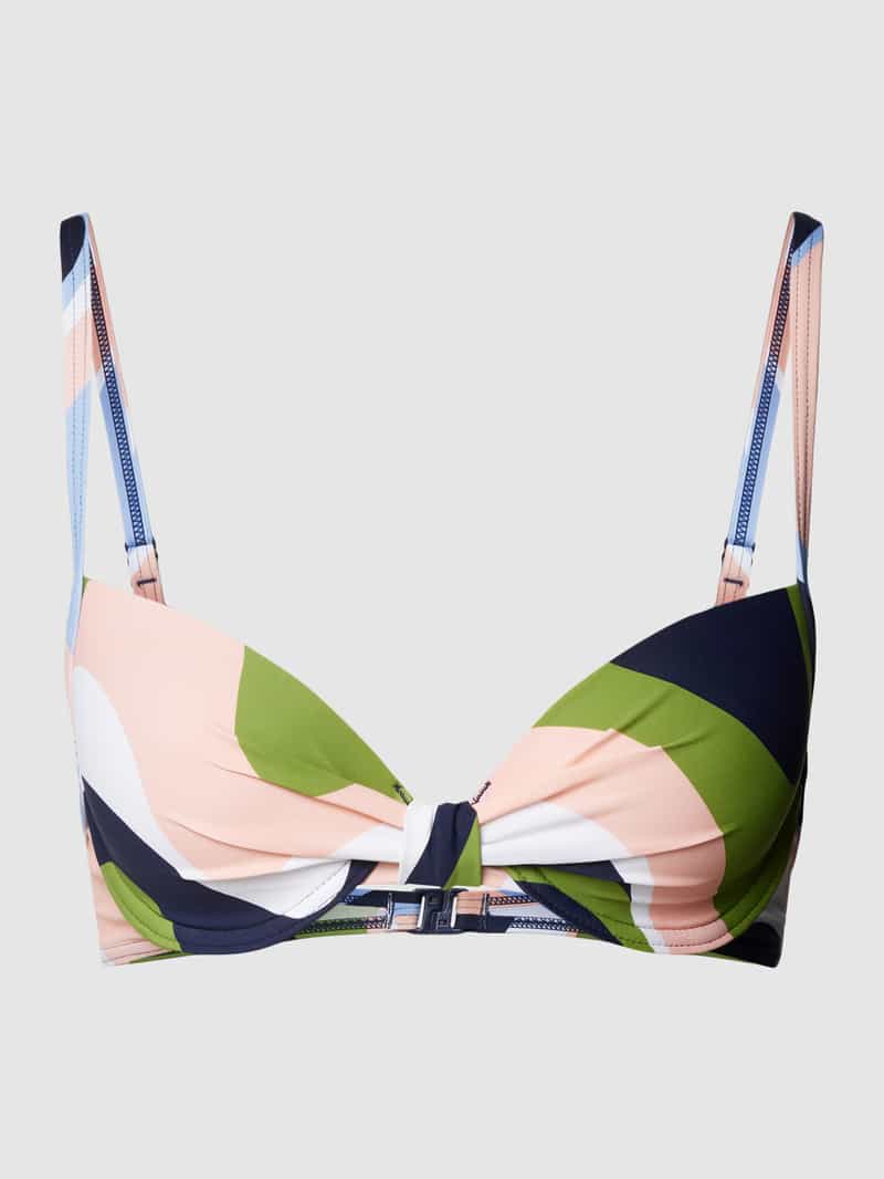 Esprit Bikinitop met all-over print model 'WAVE BEACH'