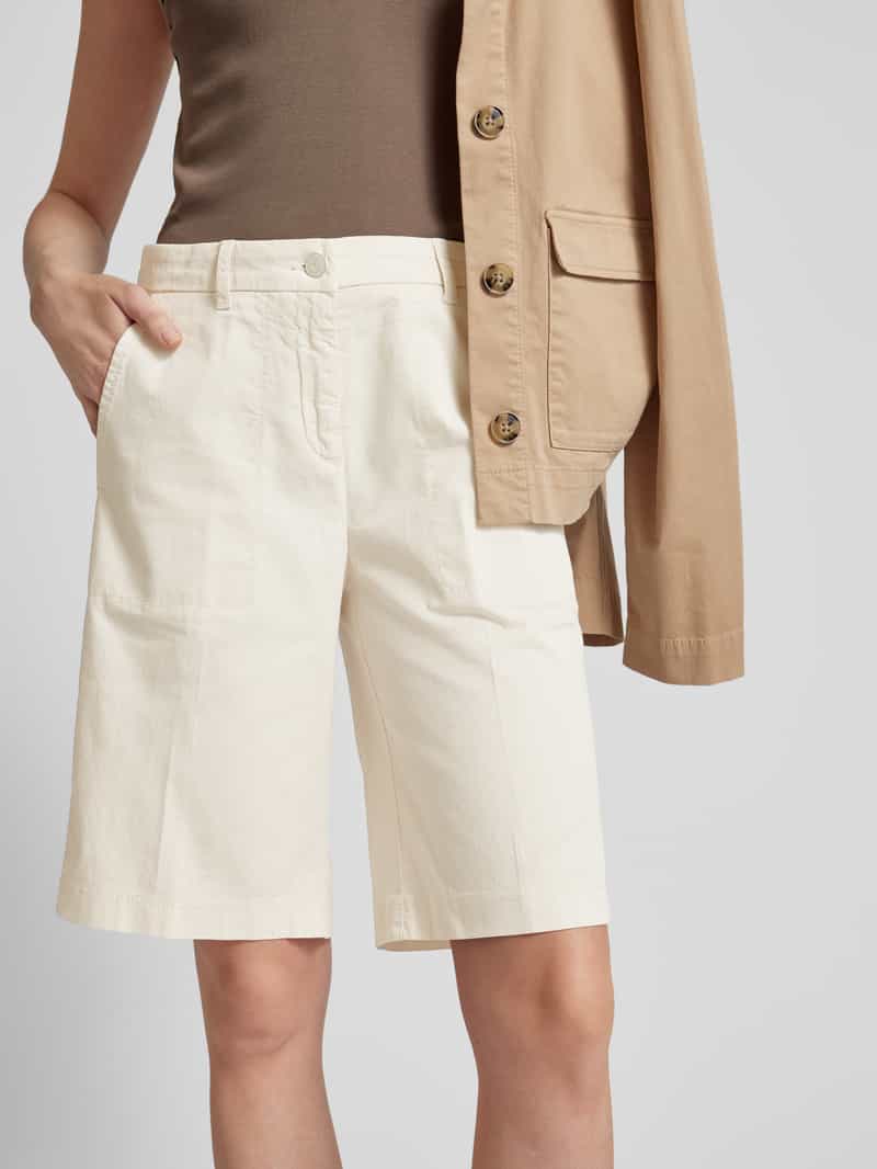 CAMBIO Regular fit bermuda met steekzakken model 'STELLA'