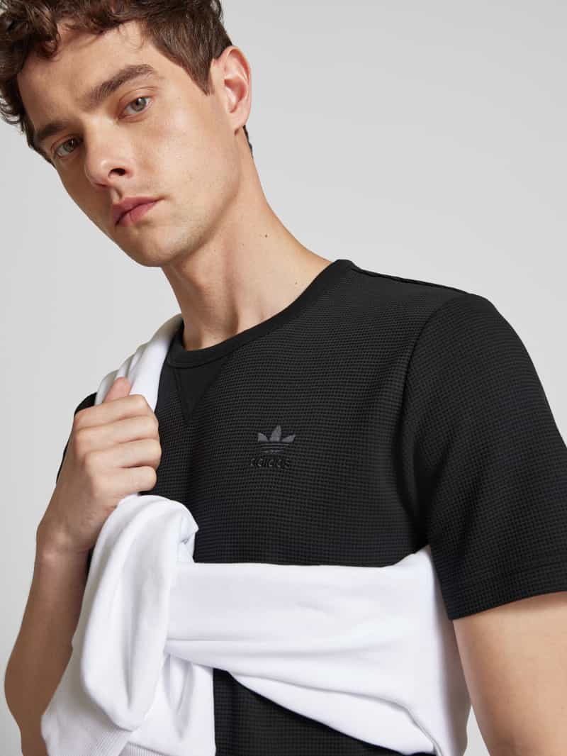 adidas Originals T-shirt met structuurmotief
