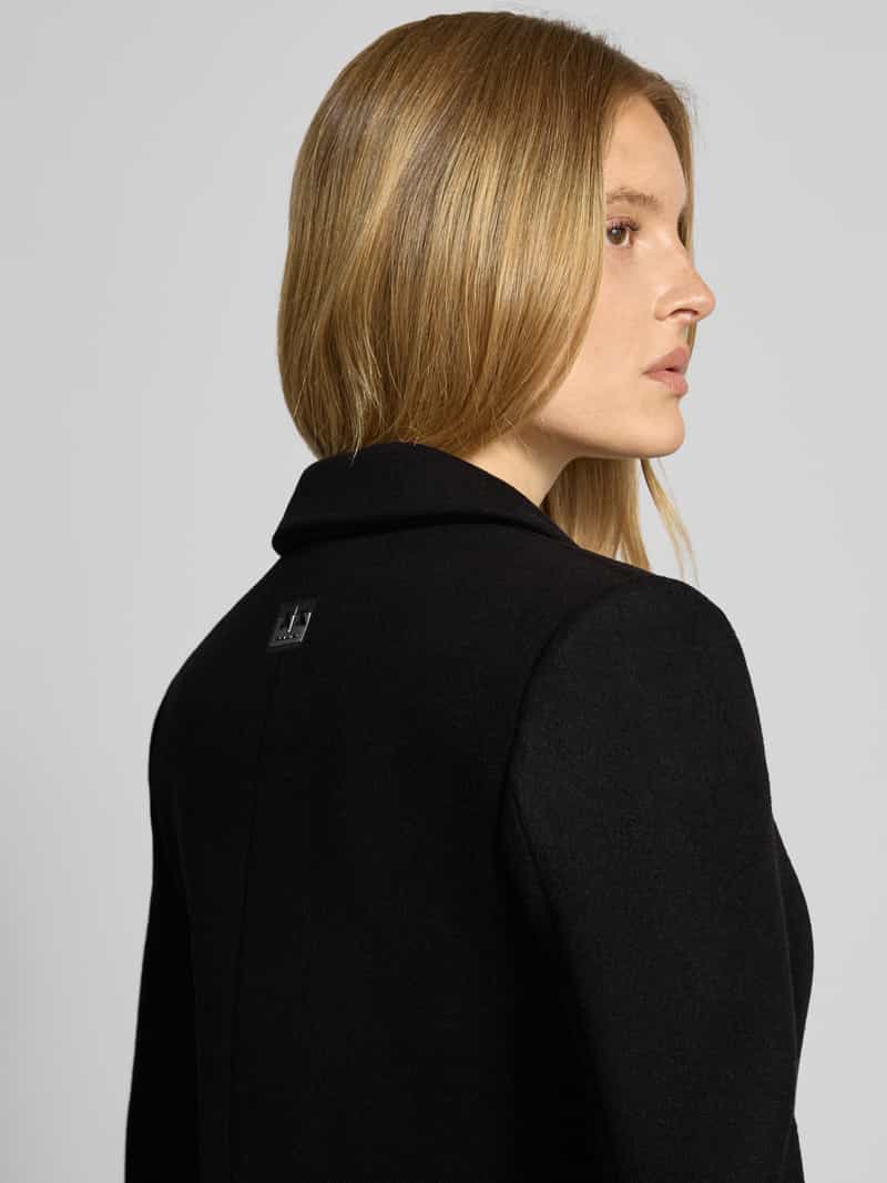 Armani Exchange Wollen jas met reverskraag