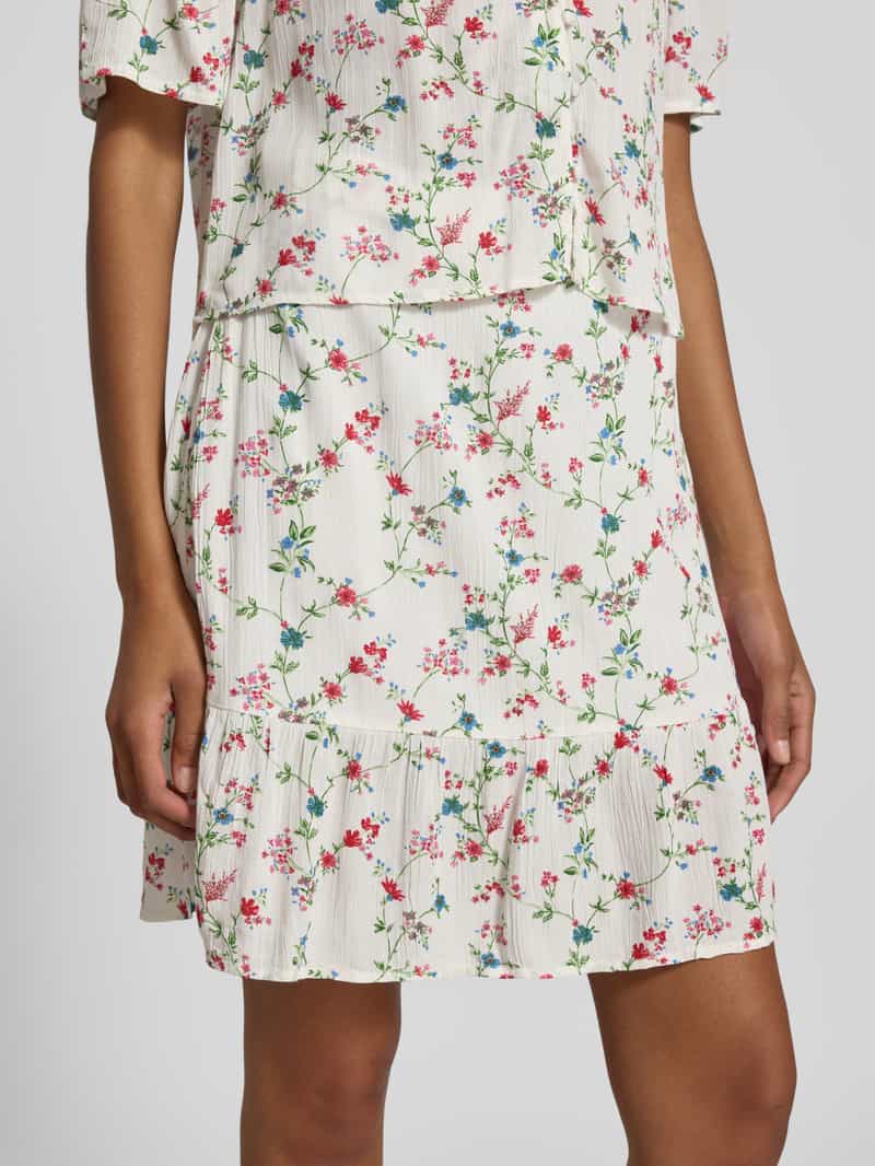 Pieces Regular fit minirok van pure viscose model 'FYA'