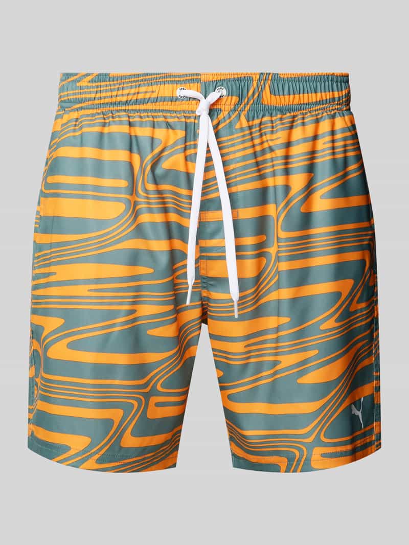 Puma Relaxed fit zwembroek met logoprint model 'FORMSTRIP'