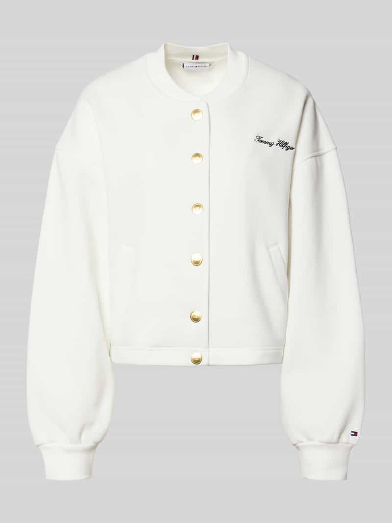 Tommy Hilfiger Relaxed fit sweatjack van katoenmix