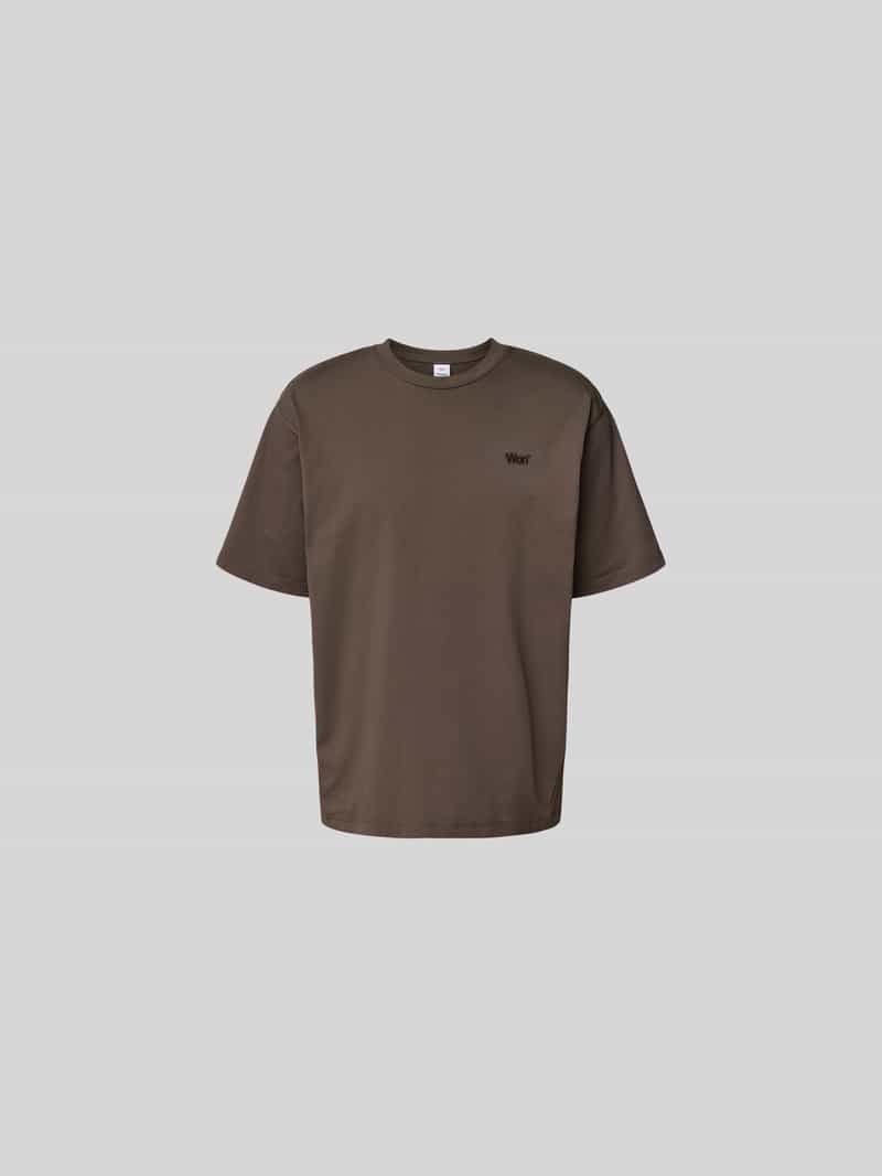 T-shirt met labelstitching