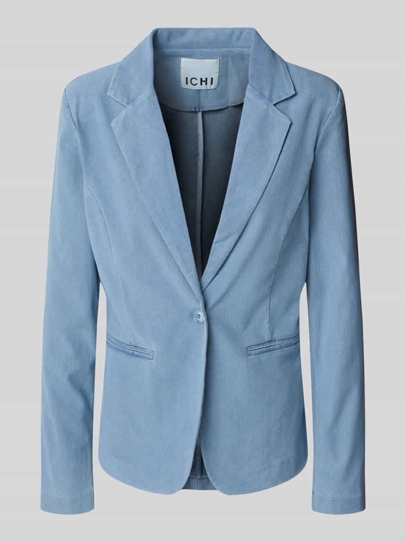 Ichi Blazer met reverskraag en paspelzakken model 'KATE'