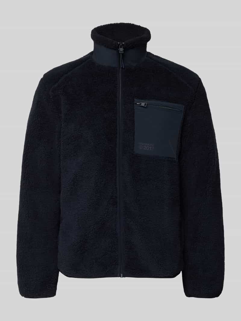 Only & Sons Regular fit jack van imitatiebont met mesh model 'DALLAS'
