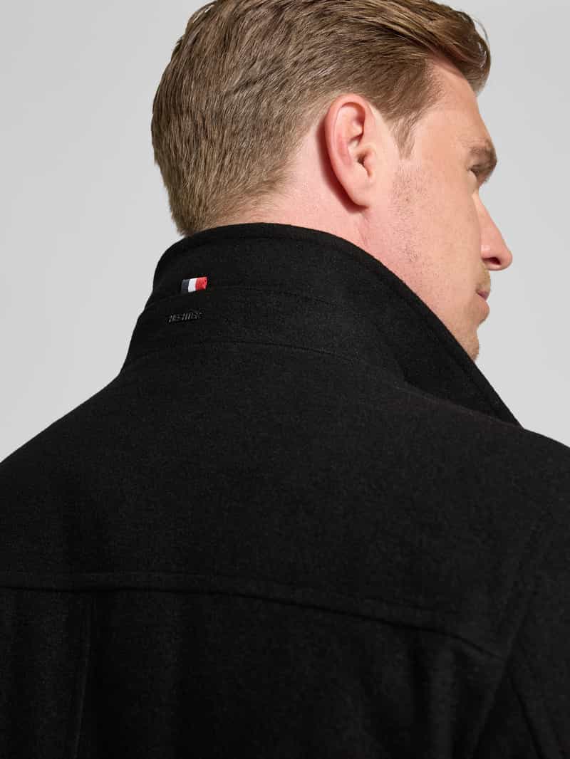 HECHTER PARIS Wollen jas met opstaande kraag