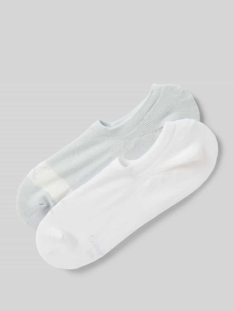 Calvin Klein Jeans Kousenvoetjes met elastische ribboordjes in een set van 2 paar