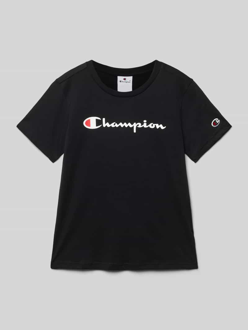Champion T-shirt met labelprint