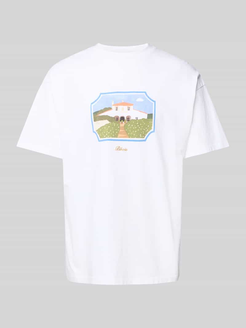 BLKVIS T-shirt met motiefprint model 'DOMAINE'