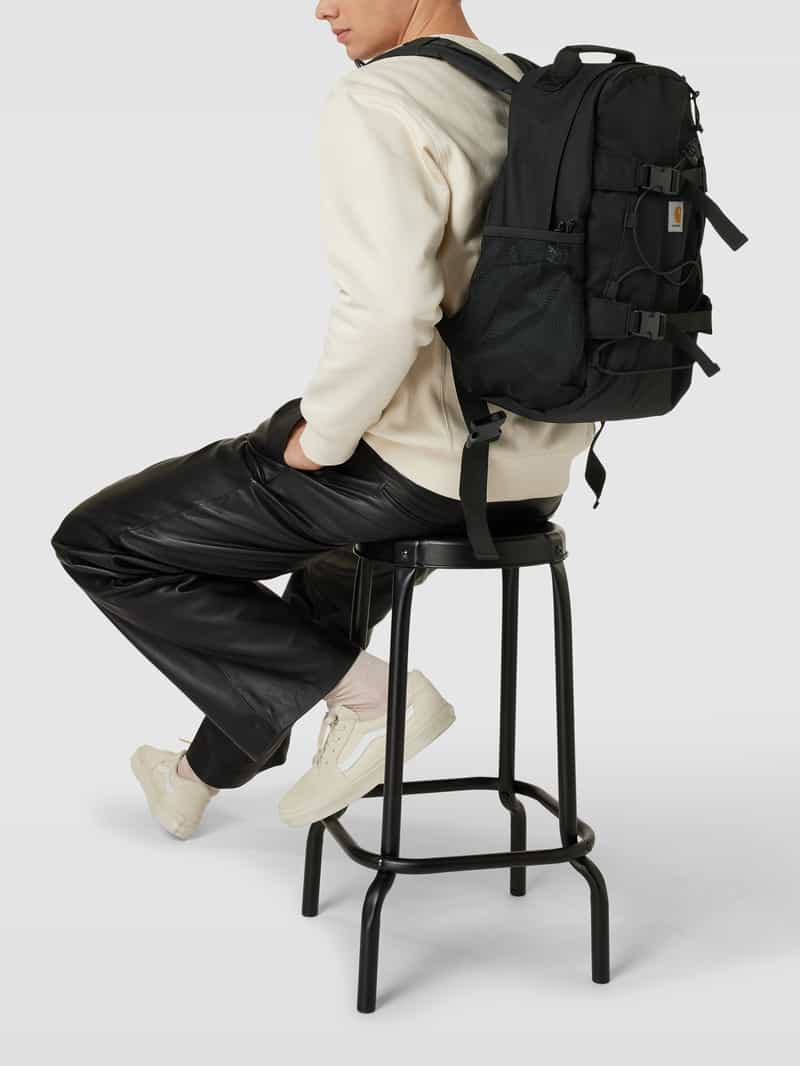 Carhartt Rugzakfunctie met labelpatch model 'KICKFLIP' zwart, foto 3