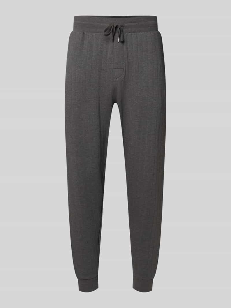 Boss Relaxed fit sweatpants van katoenmix model 'HERITAGE'