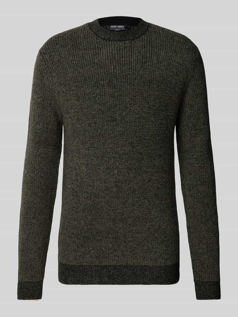 Antony Morato Gebreide pullover met ronde hals