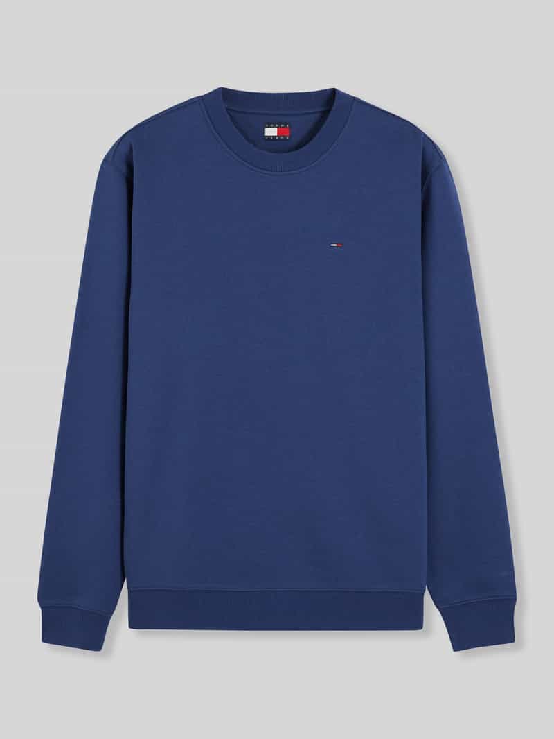 Tommy Jeans regular fit sweater met logo - donkerblauw, foto 7