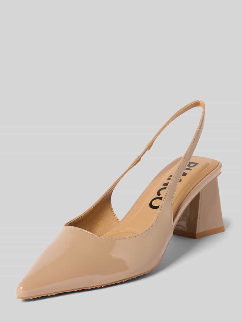 Pumps met blokhak