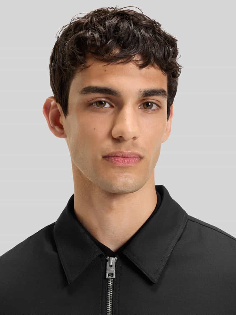 HUGO Regular fit overhemdjack met ritssluiting model 'ENASOZ'