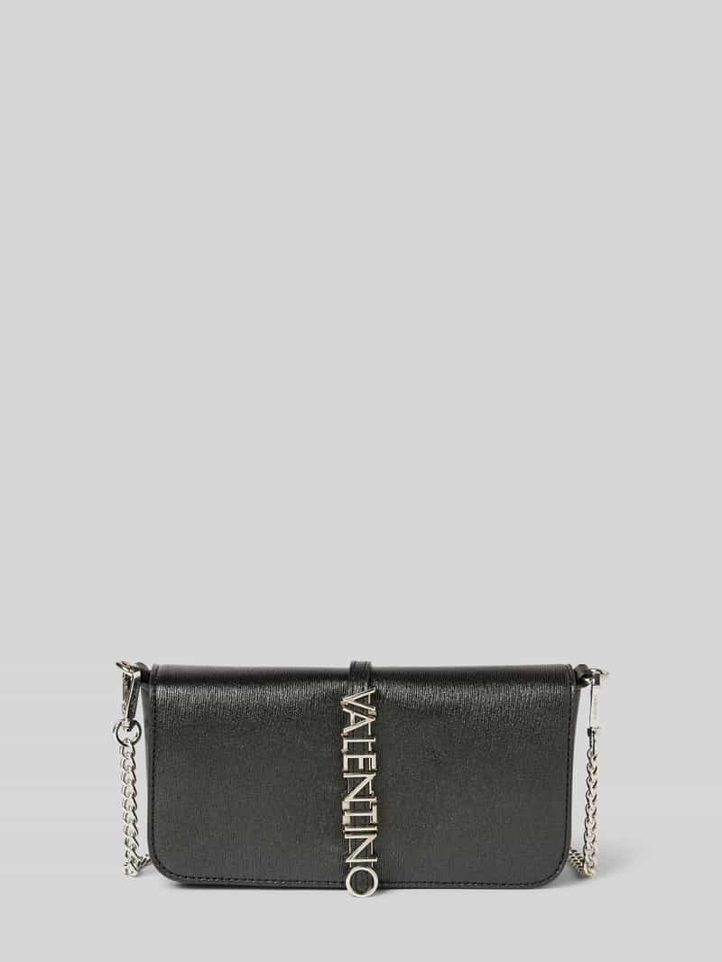 Handtas met labeldetail, model 'MATERIA'