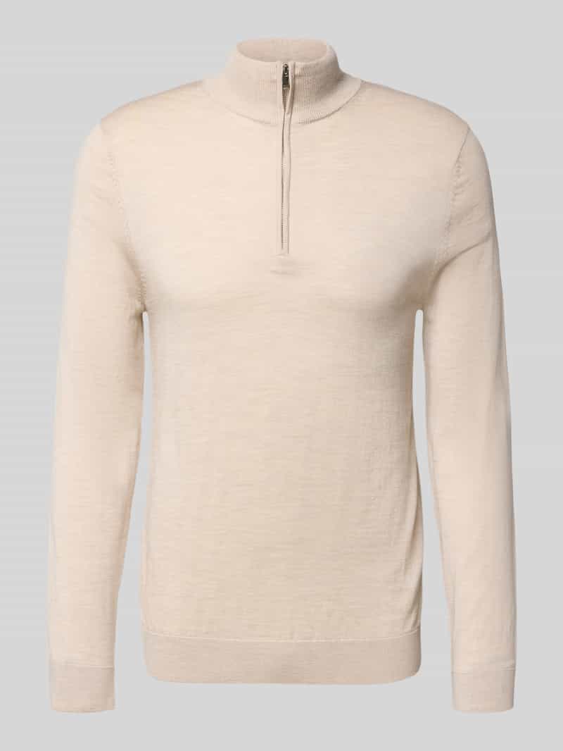 Selected Homme Regular fit schipperstrui van zuivere merinowol model 'TRAY'