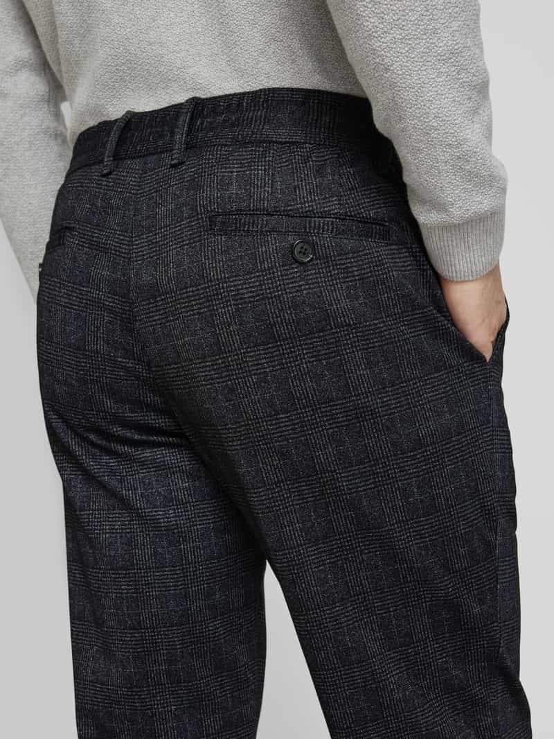 Christian Berg Men Regular fit chino met ceintuurlussen