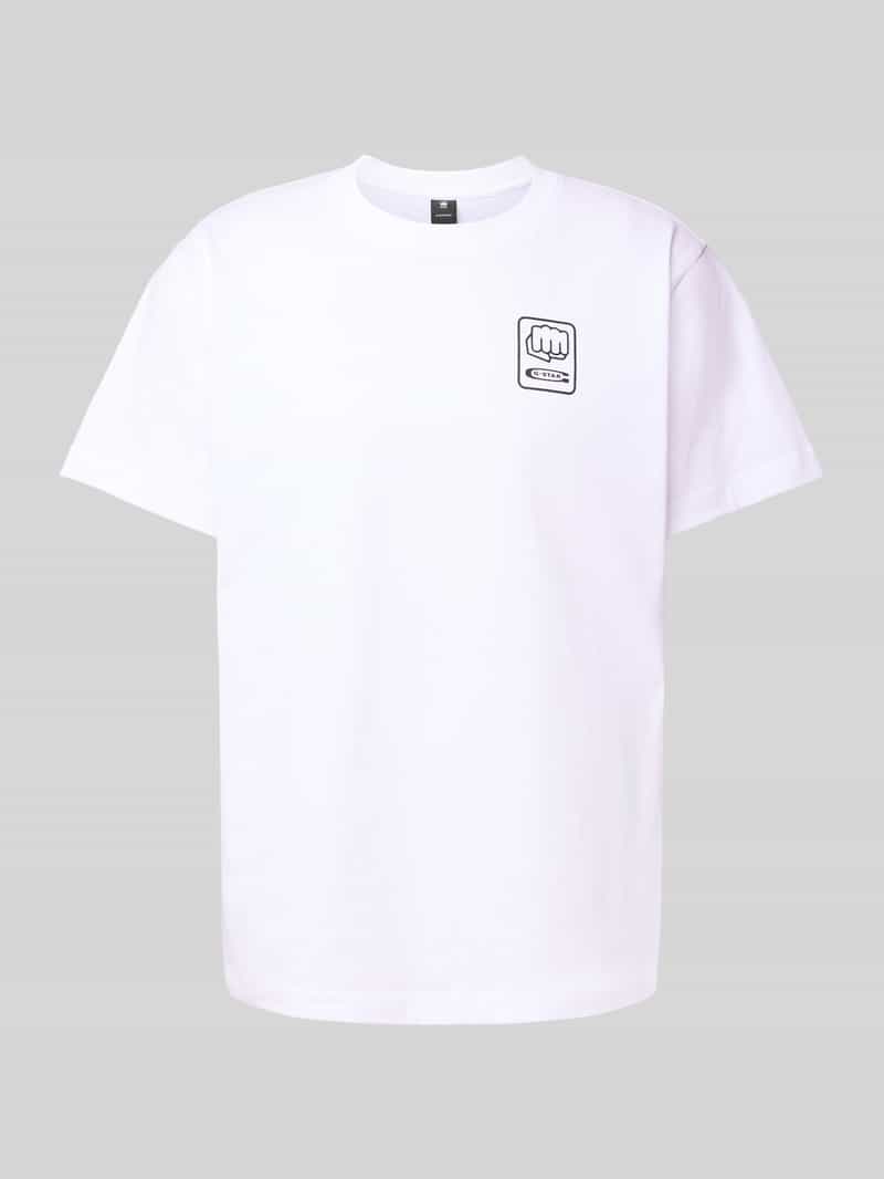 G-Star Raw Loose fit T-shirt met labelprint