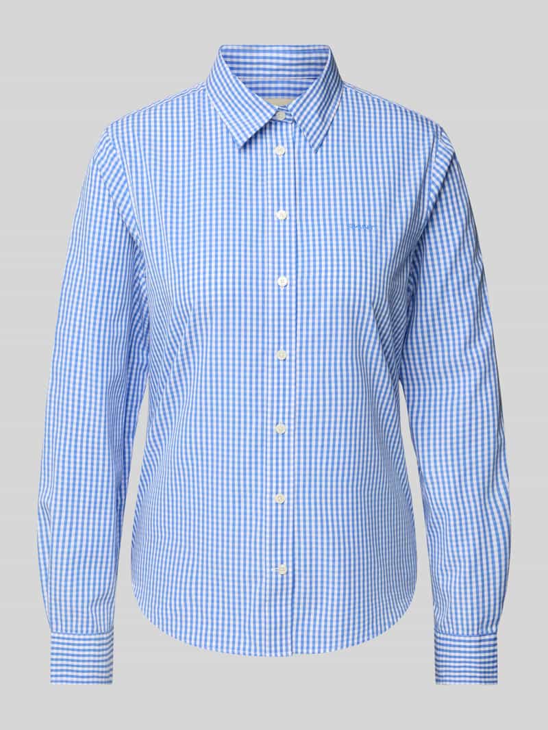 Gant Regular fit overhemdblouse met labelstitching