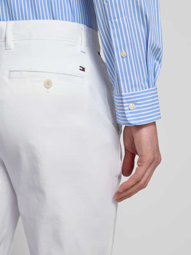 Tommy Hilfiger Stoffen broek met Franse steekzakken model 'DENTON'