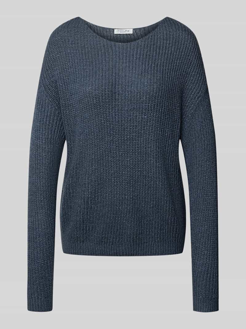 Christian Berg Woman Gebreide pullover met extra brede schouders