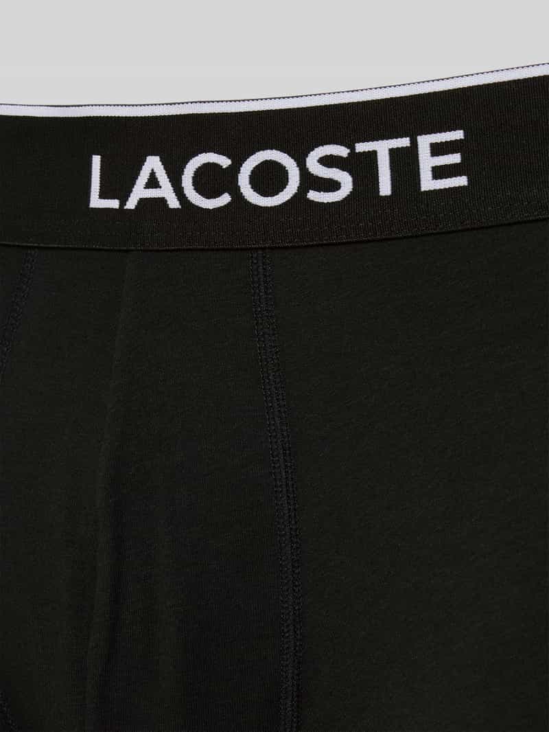 Lacoste Boxershort met elastische band met label in een set van 3 stuks
