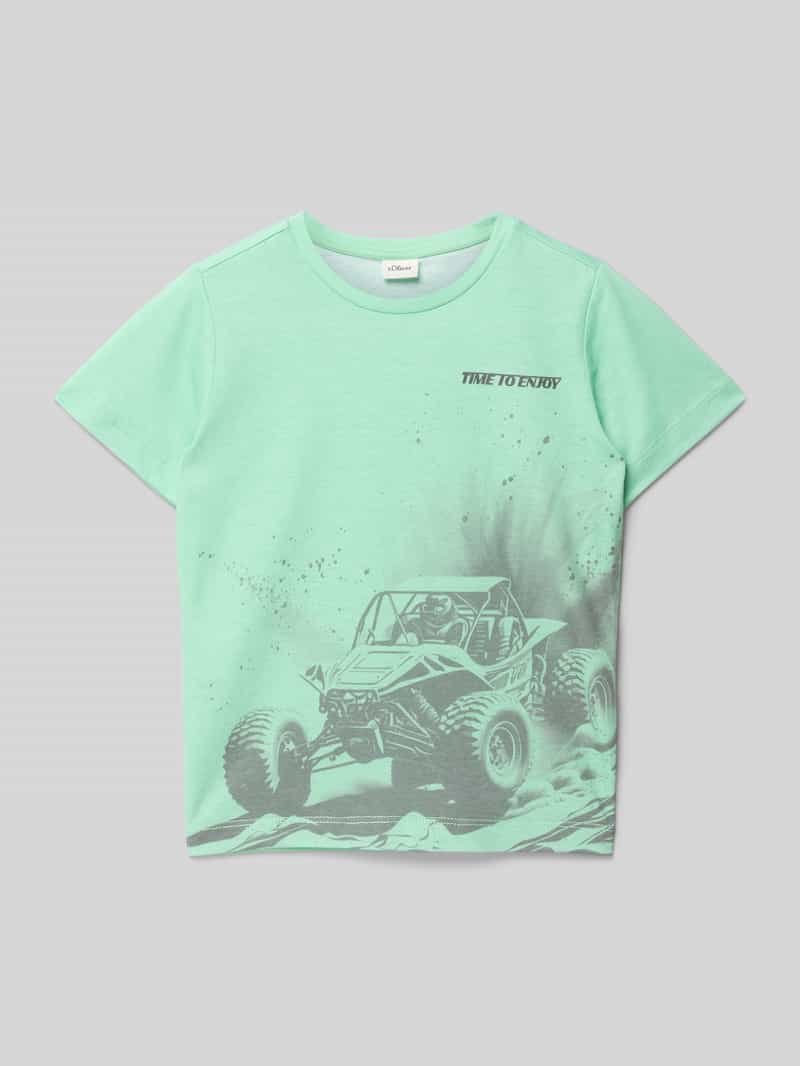 s.Oliver RED LABEL Regular fit T-shirt met motiefprint
