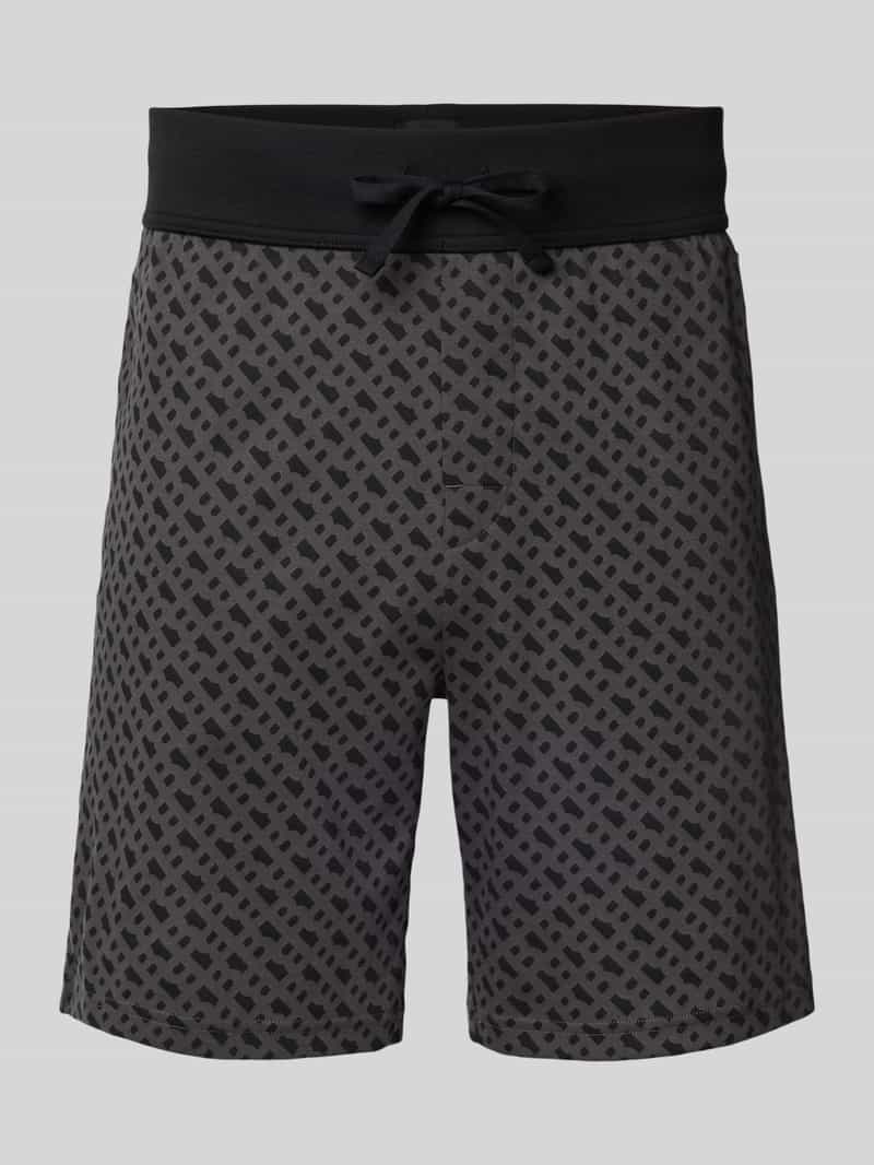 Boss Relaxed fit sweatshorts met elastische band