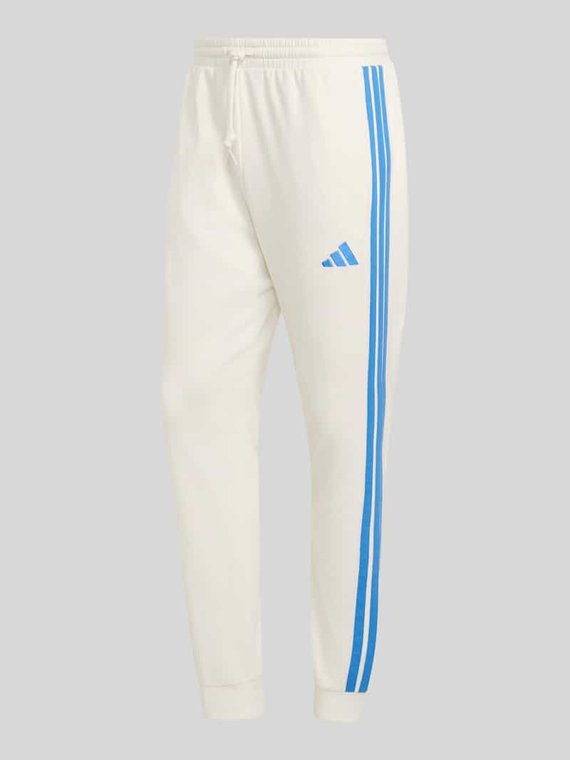 Sweatbroek met logodetail van katoenmix