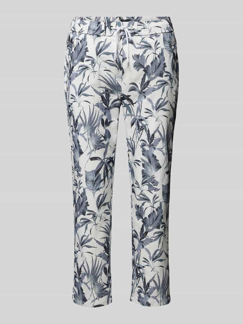 TONI Slim fit stoffen broek in verkorte pasvorm model 'SUE'