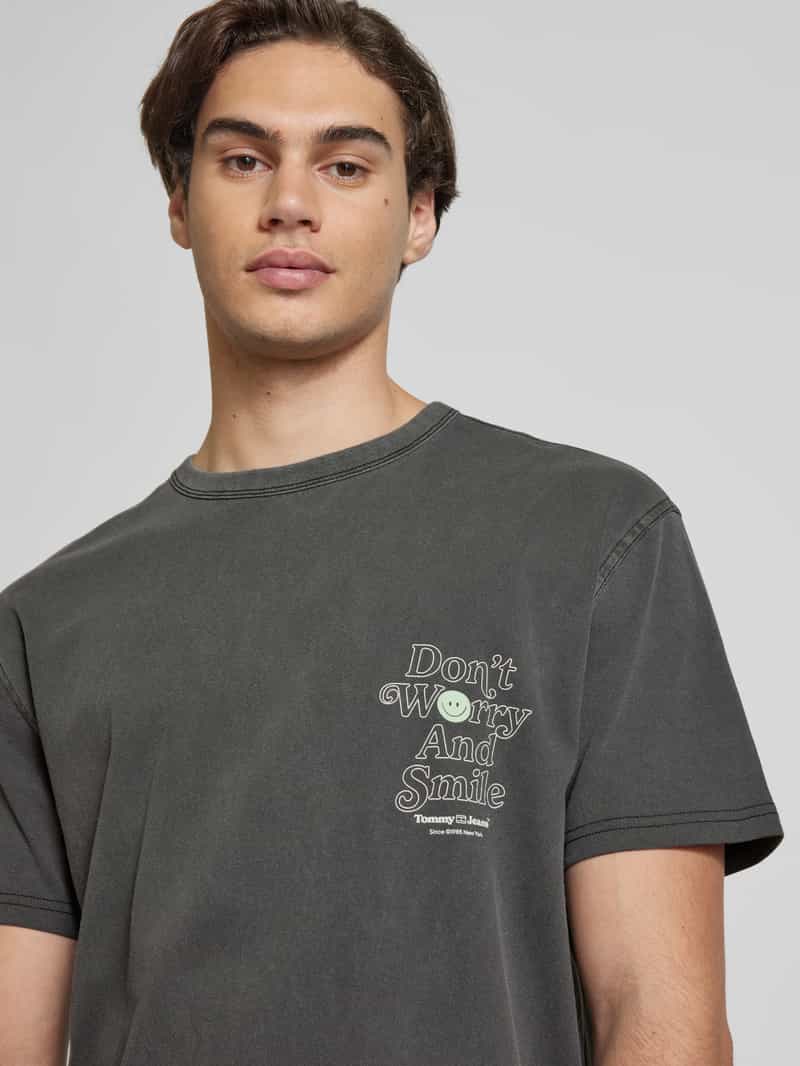 Tommy Jeans T-shirt met statementprint