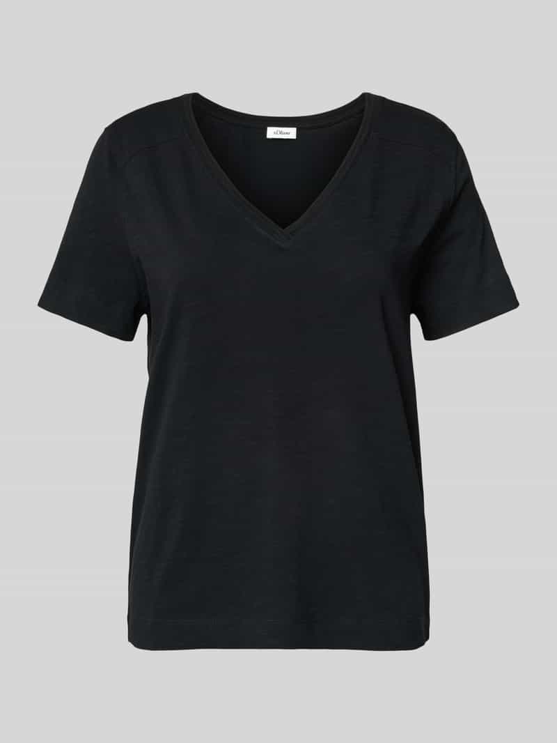 s.Oliver RED LABEL Regular fit T-shirt van puur katoen
