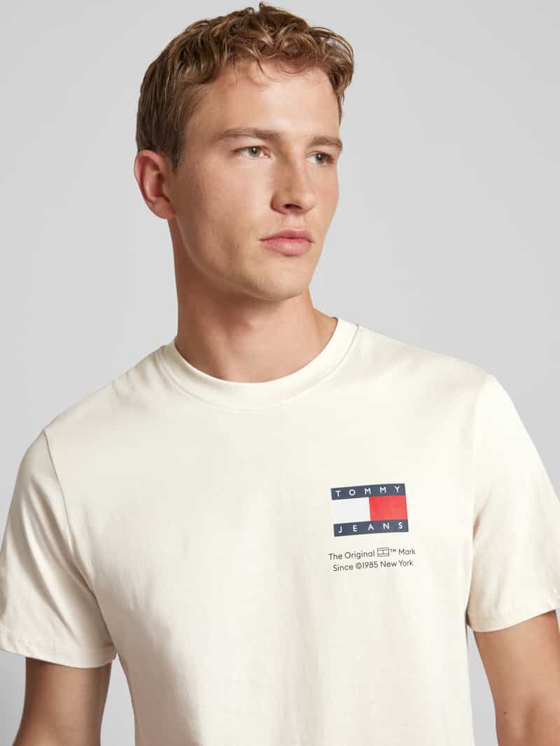 Tommy Jeans T-shirt met labelprint